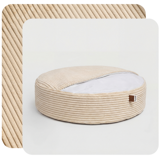 Sand Cozy Cave PupSak Dog Bed