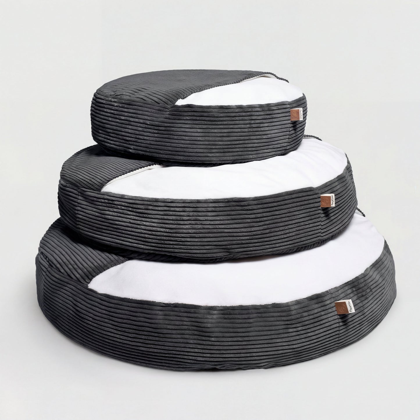 Charcoal Cozy Cave PupSak Dog Bed