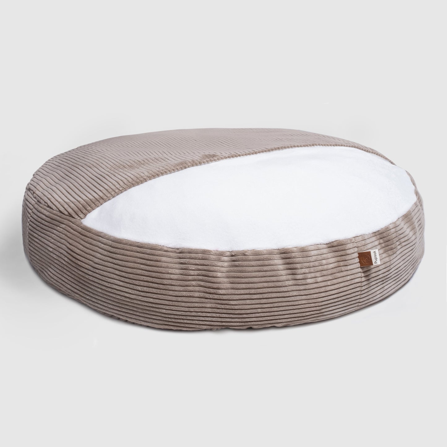 Khaki Cozy Cave PupSak Dog Bed